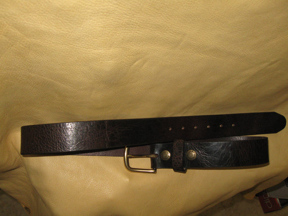 Sur Tan Classic Women's Crinkle Buffalo Hide Leather Belt - Sur Tan Mfg. Co.