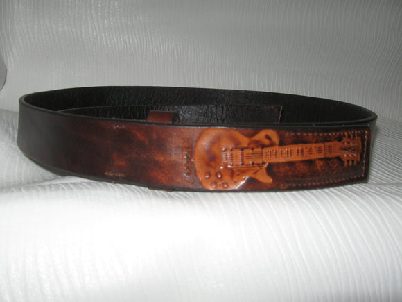 Guitarist Harness Leather Belt - Sur Tan Mfg. Co.