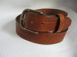 Mellow Montana Buffalo Leather Belt - Sur Tan Mfg. Co.